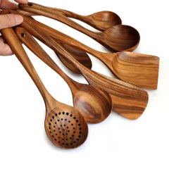 Acacia Wooden Kitchen Utensil Set – Natural Cooking Tools
