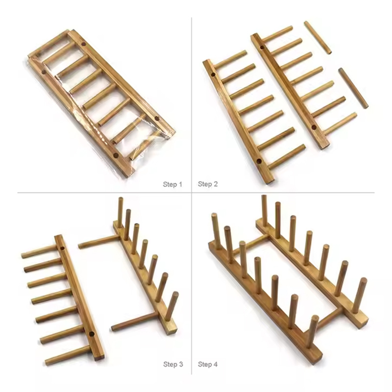 Bamboo Plate Holder