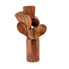 Acacia Wooden Kitchen Utensil Set – Natural Cooking Tools