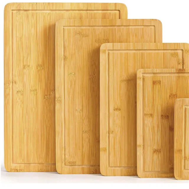 Wholesale Bamboo Cutting Board Chopping Block With Juice Groove