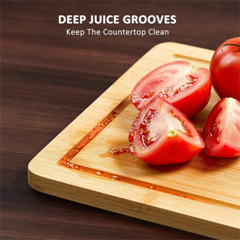 Wholesale Bamboo Cutting Board Chopping Block With Juice Groove