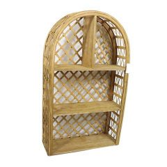 Window Wooden Frame Decor Wall Shelf