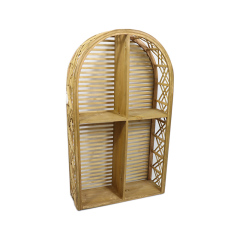 Window Wooden Frame Decor Wall Shelf