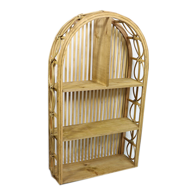 Window Wooden Frame Decor Wall Shelf