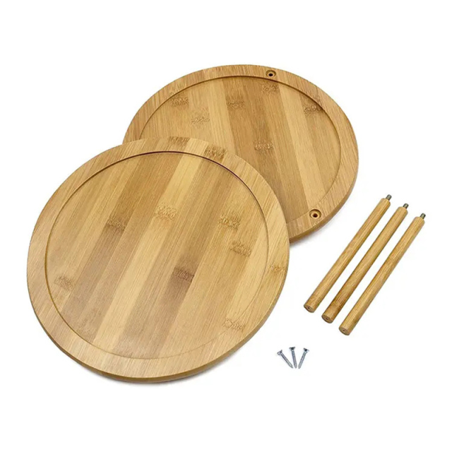 Bamboo 360 Rotating Revolving Lazy Susan
