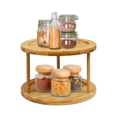 Bamboo 360 Rotating Revolving Lazy Susan