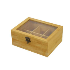 Bamboo wooden Tea box storage