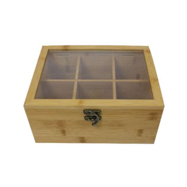 Bamboo wooden Tea box storage
