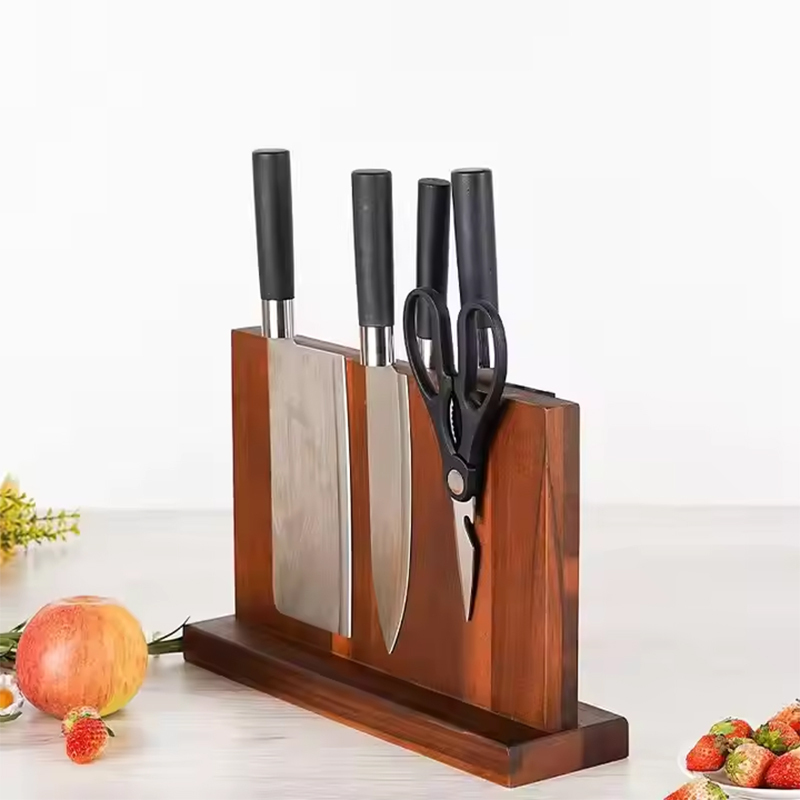 Acacia Wood Magnetic Knife Holder