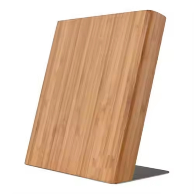 Bamboo Magnetic Knife Block