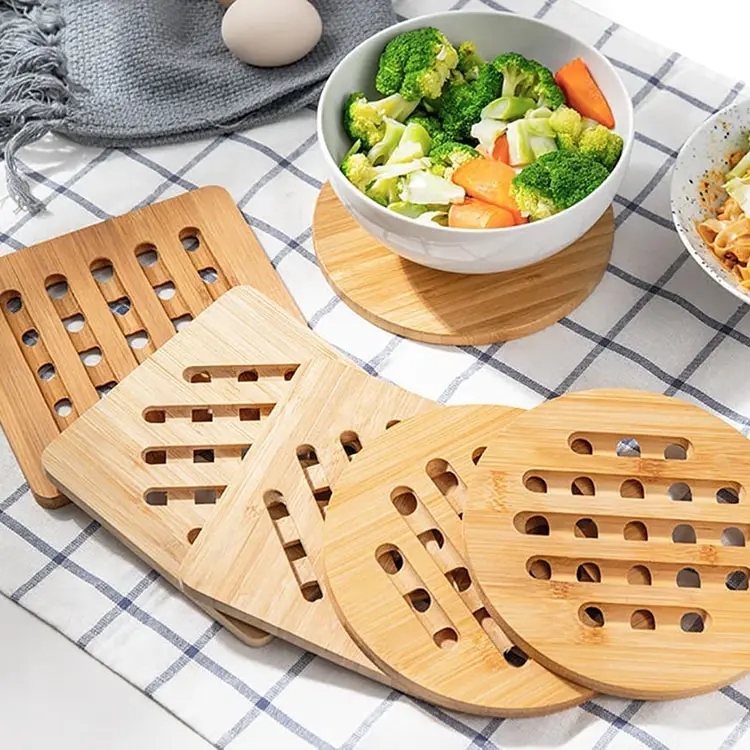 Bamboo Dinner Plate coaster Set