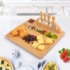 Bamboo Cheese Board and Knife Set