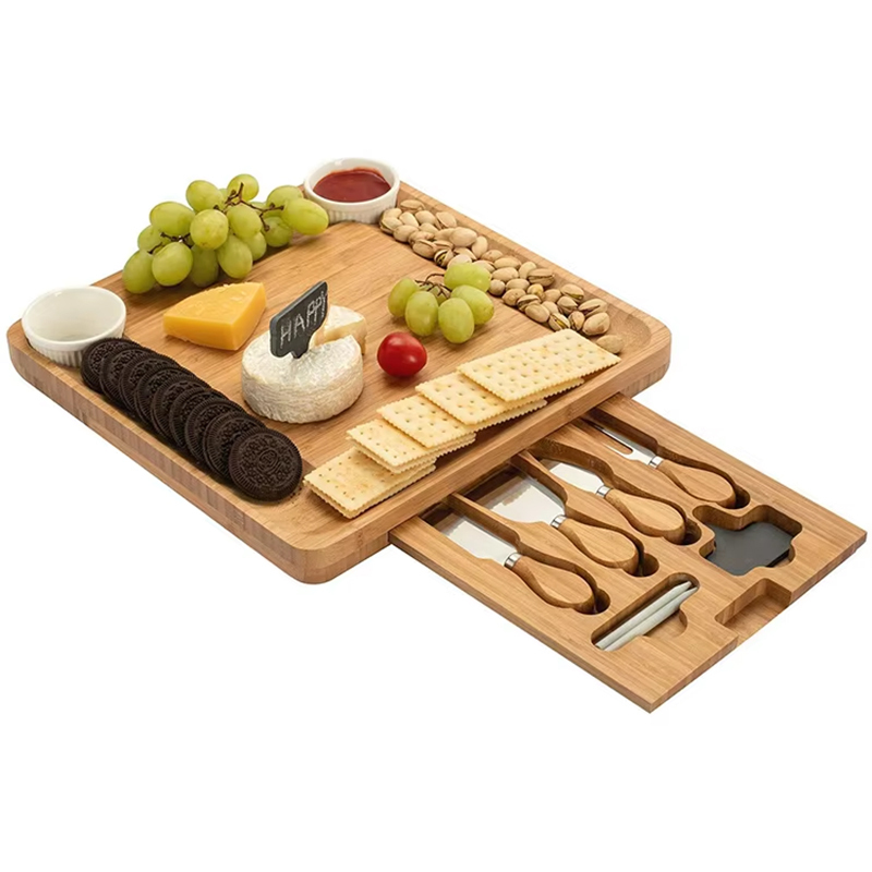 Charcuterie Bamboo Board Set With Platter