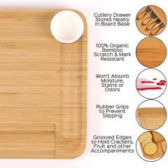 Charcuterie Bamboo Board Set With Platter