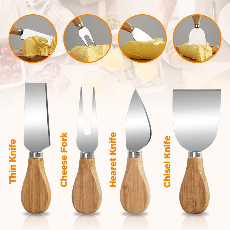 Charcuterie Bamboo Board Set With Platter