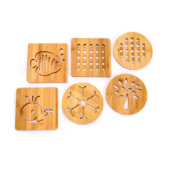 Bamboo Multi-Cup Mat Coaster Set