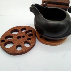 Factory Price Bamboo Wood Tea Set Cup Mat Coasters