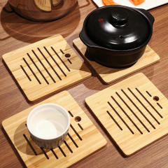 Bamboo Heat-Insulation Pot and Bowl Coasters