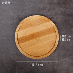 Custom Wholesale Bamboo Mat Laser Engraving Coaster