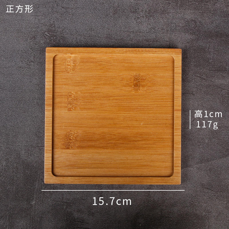Custom Wholesale Bamboo Mat Laser Engraving Coaster