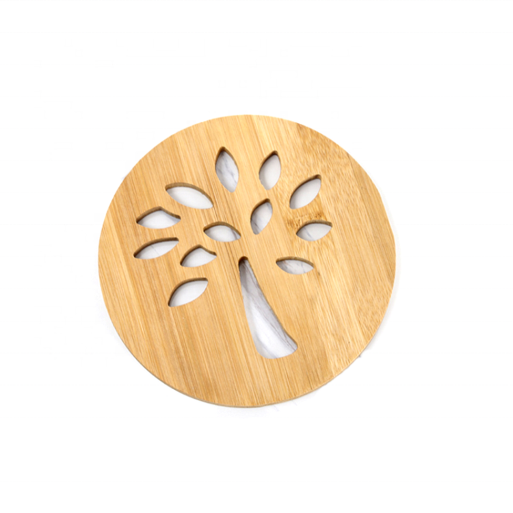 Bamboo Multi-Cup Mat Coaster Set