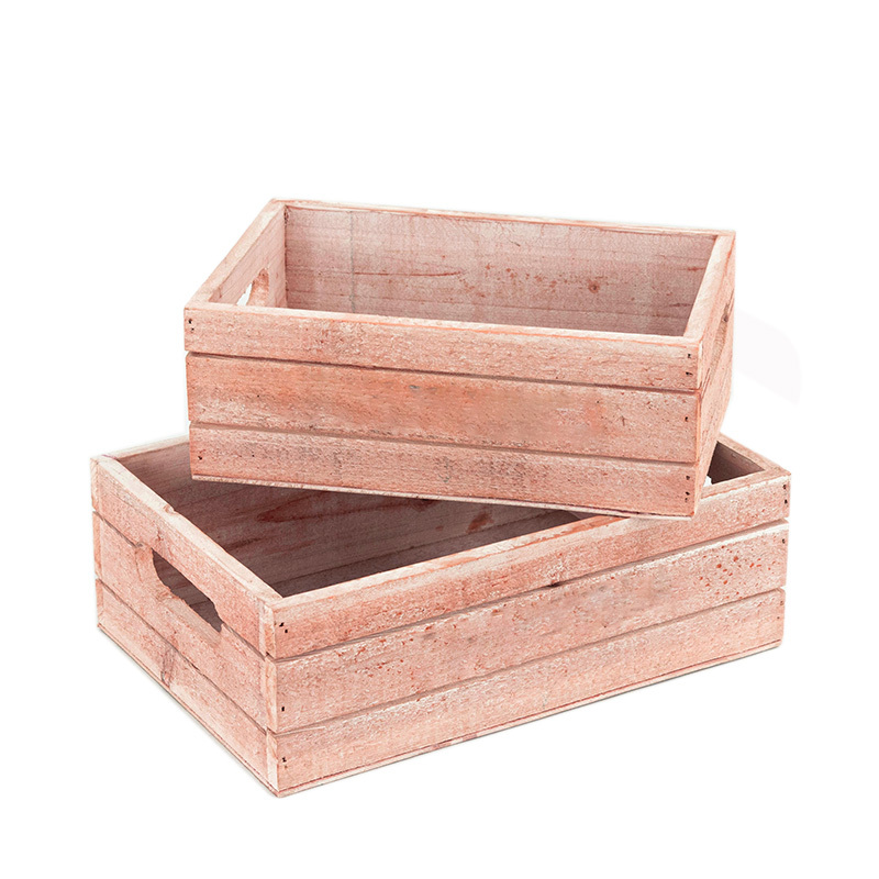 Small Antique Wood Planters For Garden