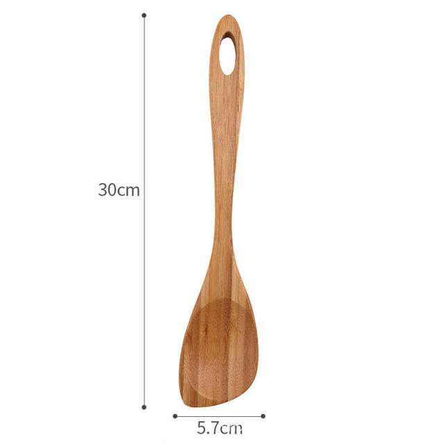 Wooden Cookware Bamboo Utensils Set For Cooking