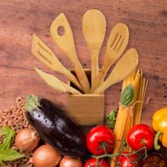 bamboo utensils bulk