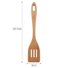 Wooden Cookware Bamboo Utensils Set For Cooking