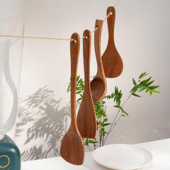 Wooden Ebony Spoons Spatula Wooden Cooking Utensils Wood Kitchen Ladles Utensils