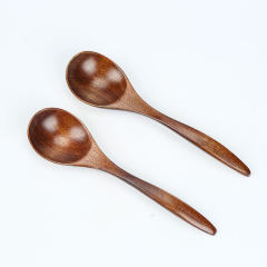 Handle Natural Wooden Small Milk Tea Coffee Mixing Spoons