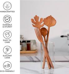 Wholesale Unique Design Hand-Carved Wooden Utensil Spoon Multiple Styles Available