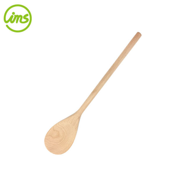 Wholesale Kitchen Utensils Natural Wooden Salad Cooking Spoon