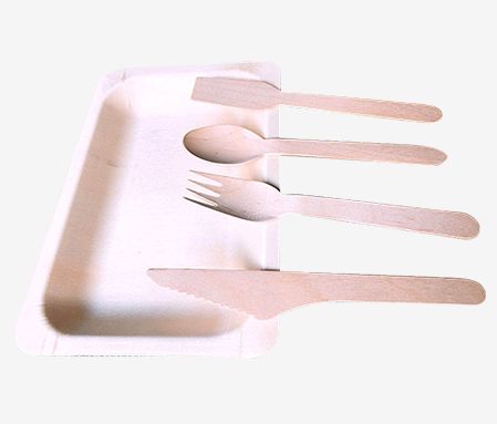 Mini Wooden Spork 100 Pc Bulk Appetizer Biodegradable Compostable Disposable Birchwood Fork Spoon 2-in-1 Utensil