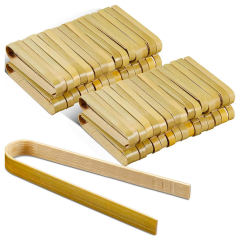 Multifunction Bamboo Eco-friendly Tea Clips Tweezers Kitchen Accesso