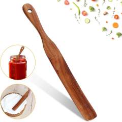 Wooden Spurtle Blender Spatula Flat Stirring Stick