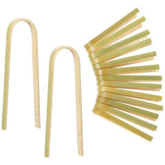 Multifunction Bamboo Eco-friendly Tea Clips Tweezers Kitchen Accesso