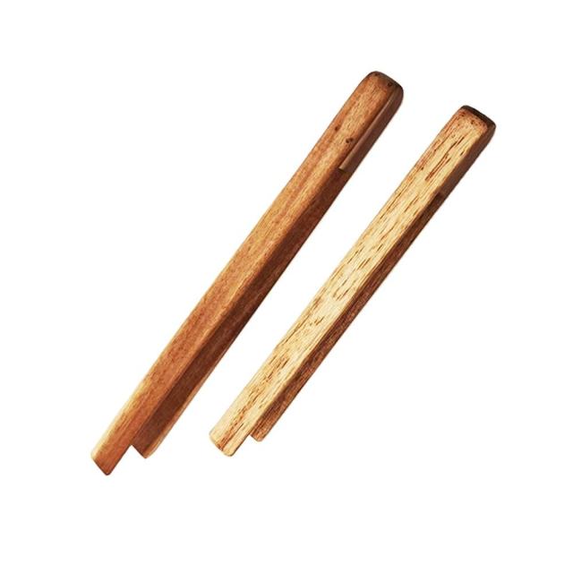 Eco Friendly Tea Tongs Clip Wooden Bamboo Tongs Salad Kitchen Food Toast Tweezer Clamp Bamboo Wooden Tweezer Kitchen Gadget
