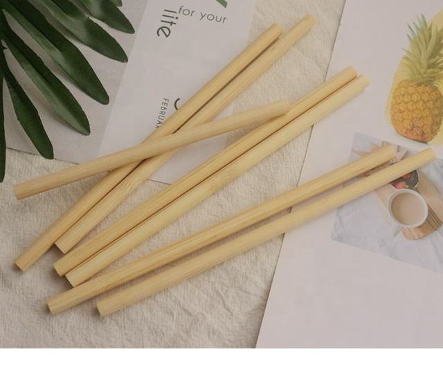 Wholesale Ecological Reusable Drinking Bamboo Straw