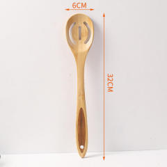 Kitchen Natural Bamboo Stir-Fry Spatula Mini Non-Stick Shovel Practical Cooking Utensi