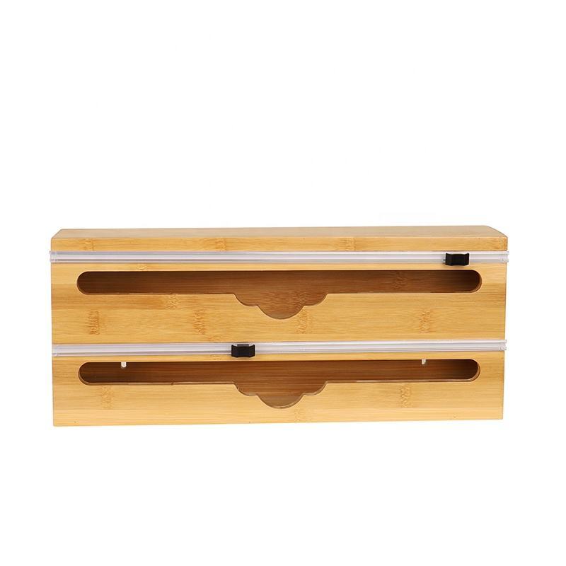 Bamboo Wrap Organizer With Cutter