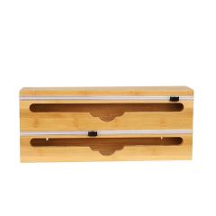 Bamboo Wrap Organizer With Cutter