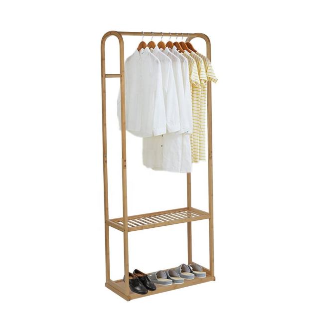 Bamboo Clothes Coat Rack