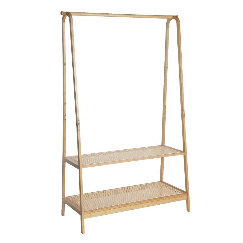 Bamboo Clothes Coat Rack