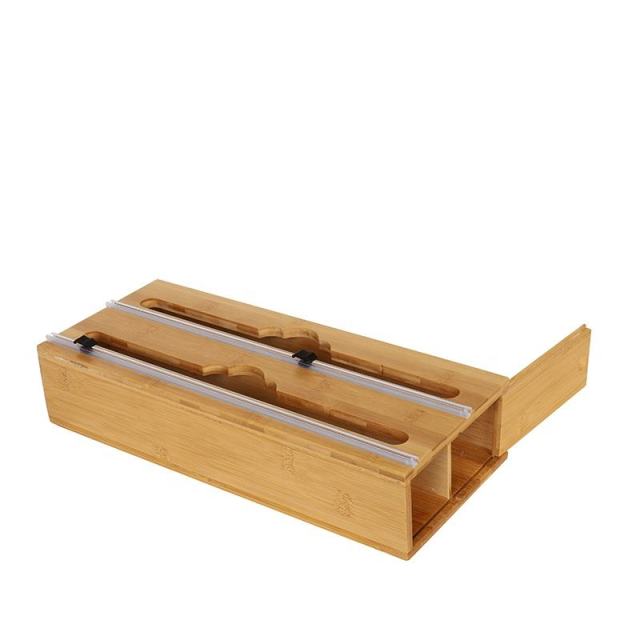 Bamboo Wrap Organizer With Cutter