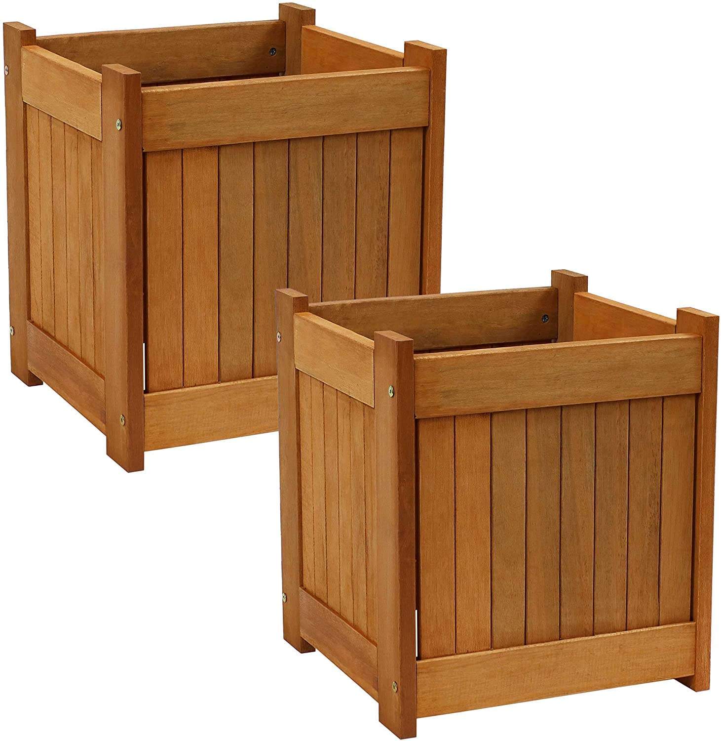 Wood Outdoor Planter Box Container