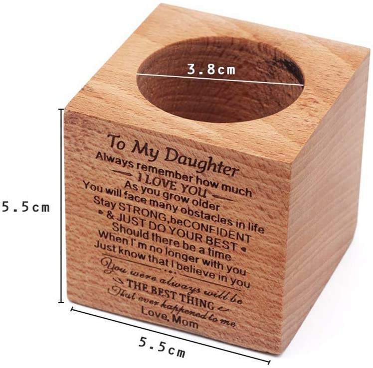 Custom Home Desk Small Square Wood Planter Pots