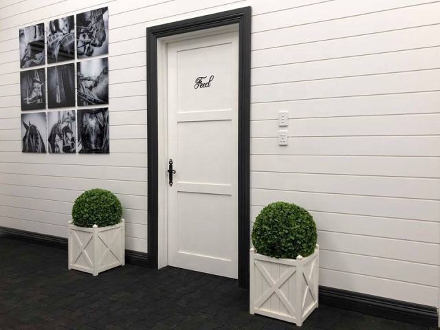 Outdoor White Large Flower Garden Planter Box