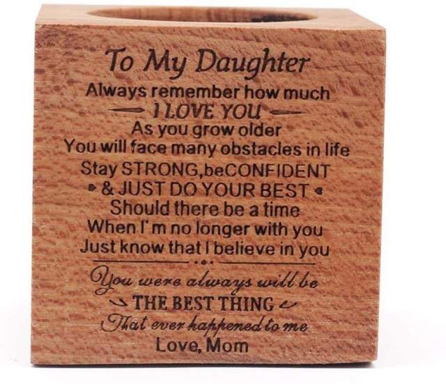 Custom Home Desk Small Square Wood Planter Pots