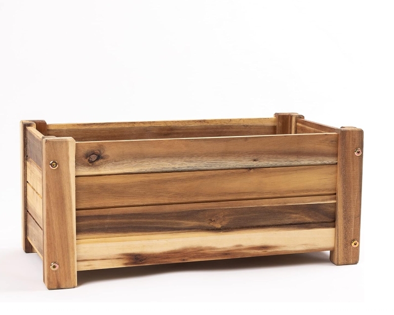 Outdoor Rectangle Raised Garden Bed Planter Box